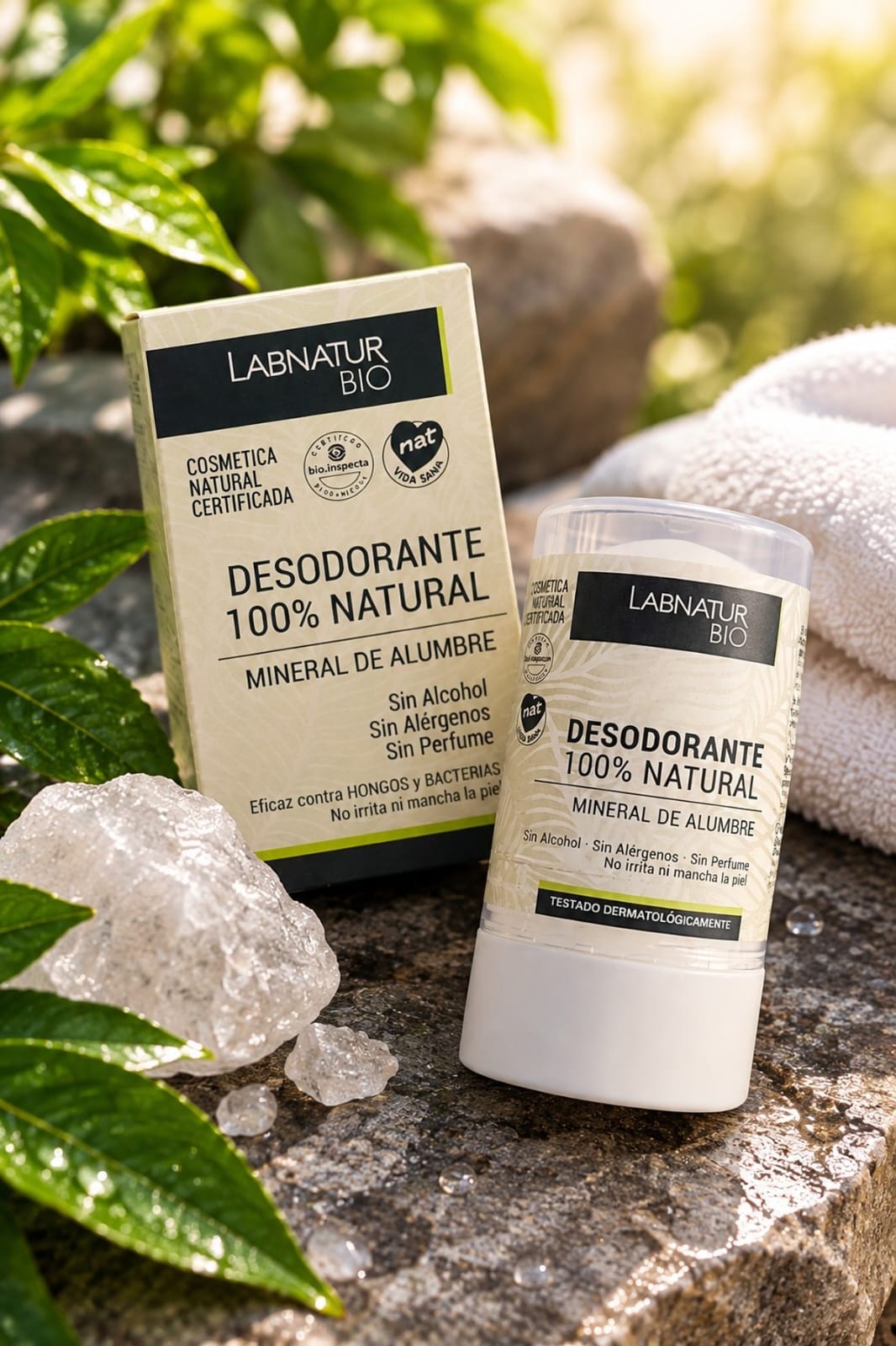 Desodorante 100% Natural - Piedra de Alumbre 120gr